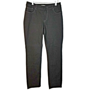 CHICO'S Platinum Jeans Very Black Denim Bootcut - Size 6 (0.5)